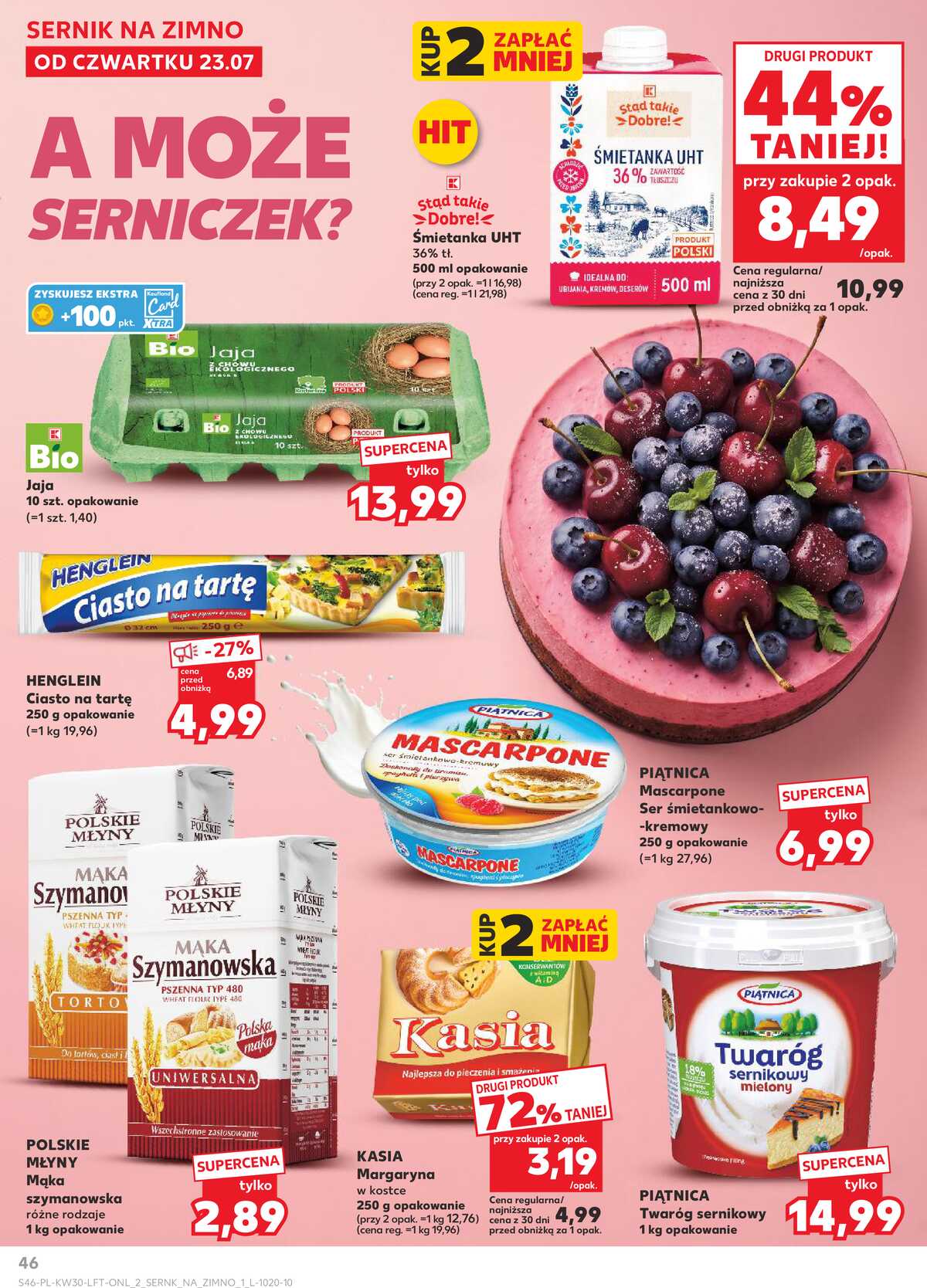Leták Kaufland Polsko 23.7.-29.7.2026 - Týdenní zpravodaj strana 46