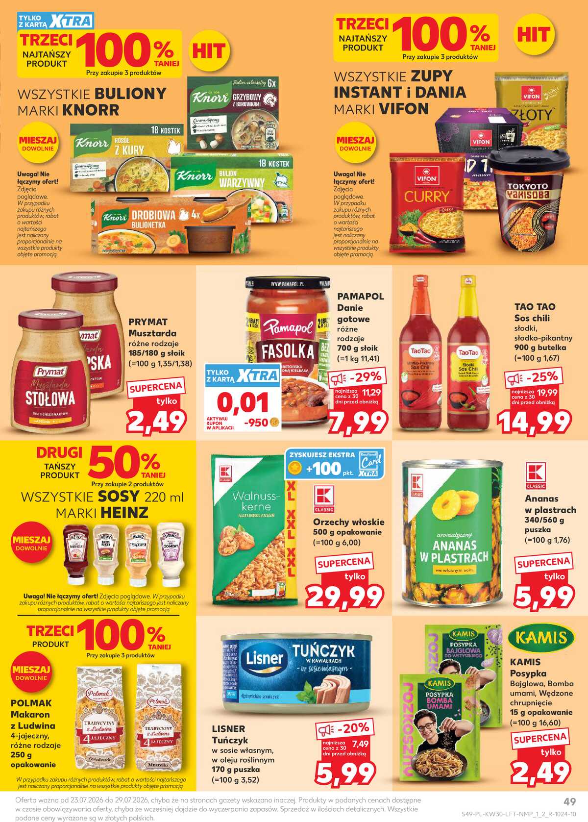 Leták Kaufland Polsko 23.7.-29.7.2026 - Týdenní zpravodaj strana 49