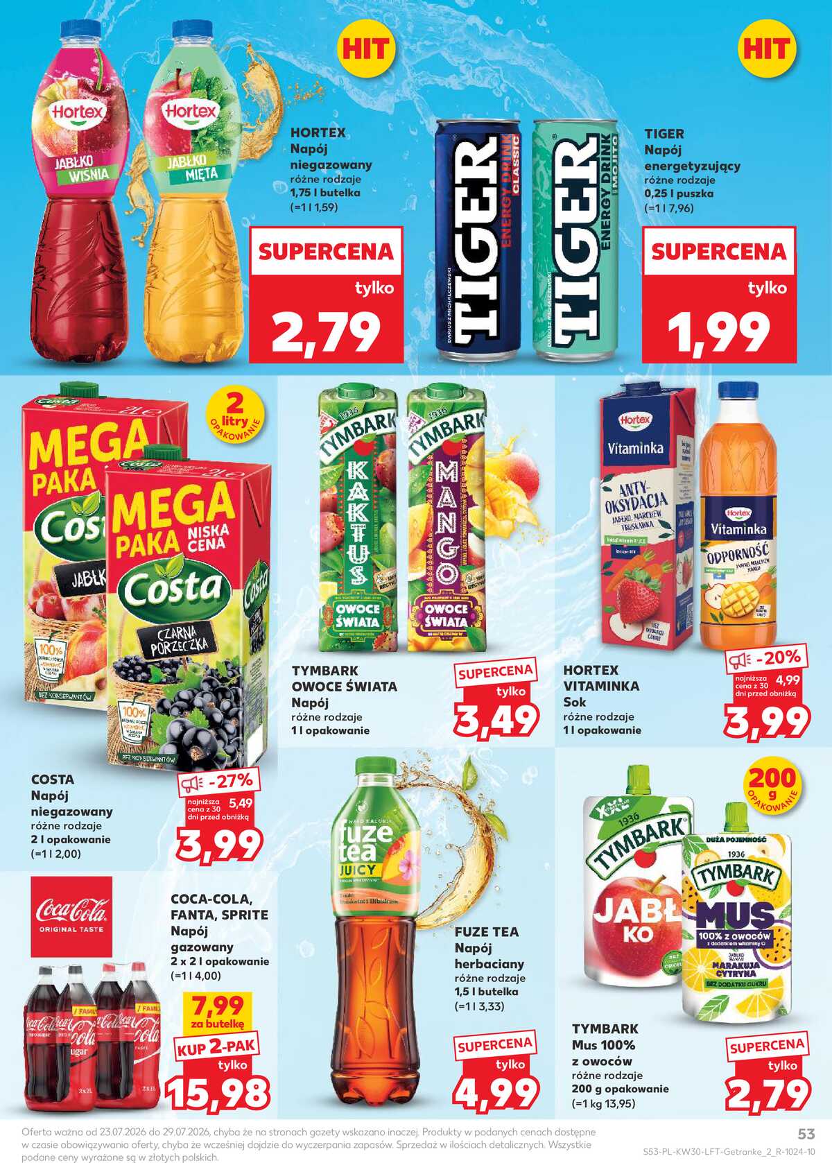 Leták Kaufland Polsko 23.7.-29.7.2026 - Týdenní zpravodaj strana 53