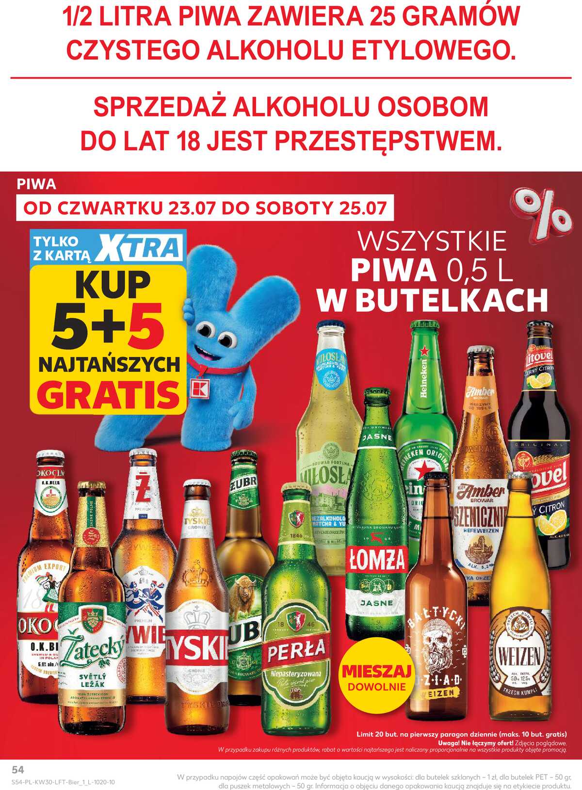 Leták Kaufland Polsko 23.7.-29.7.2026 - Týdenní zpravodaj strana 54