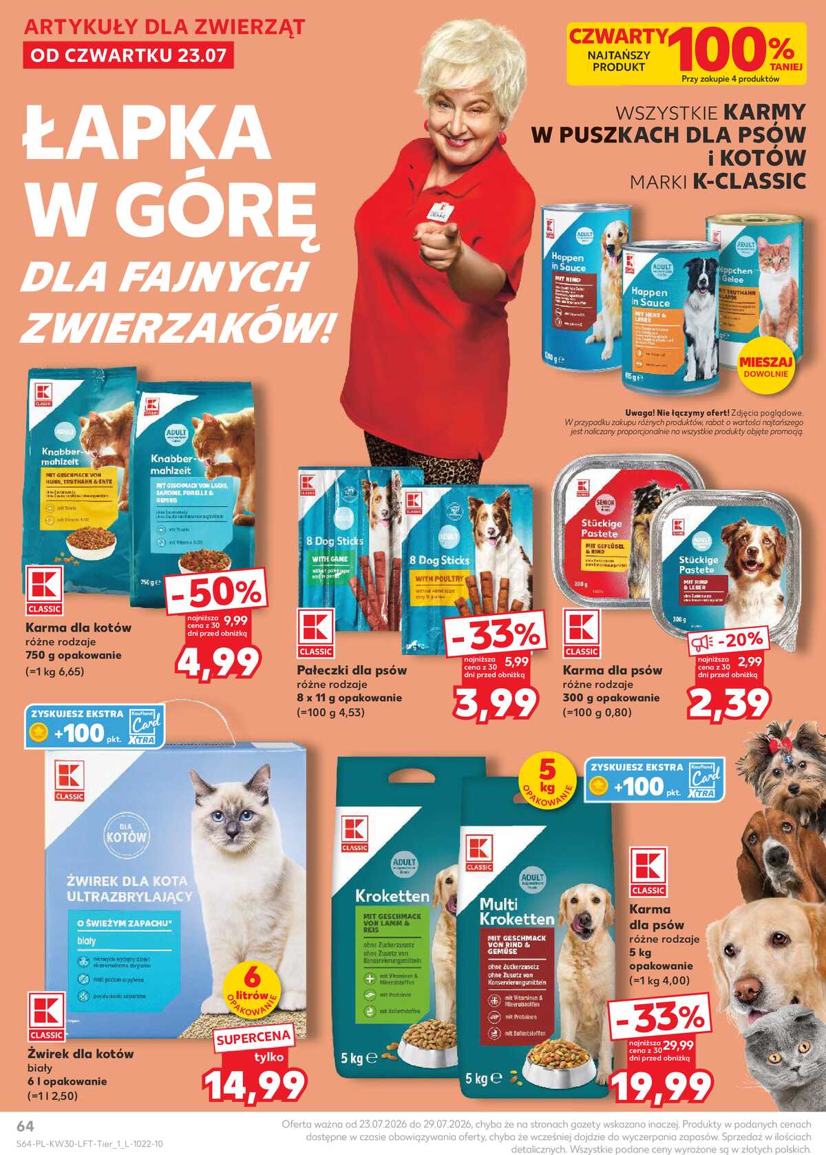 Leták Kaufland Polsko 23.7.-29.7.2026 - Týdenní zpravodaj strana 64