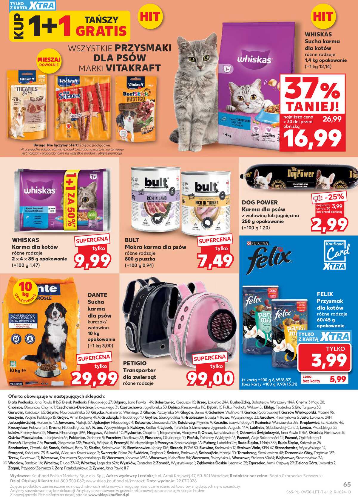 Leták Kaufland Polsko 23.7.-29.7.2026 - Týdenní zpravodaj strana 65