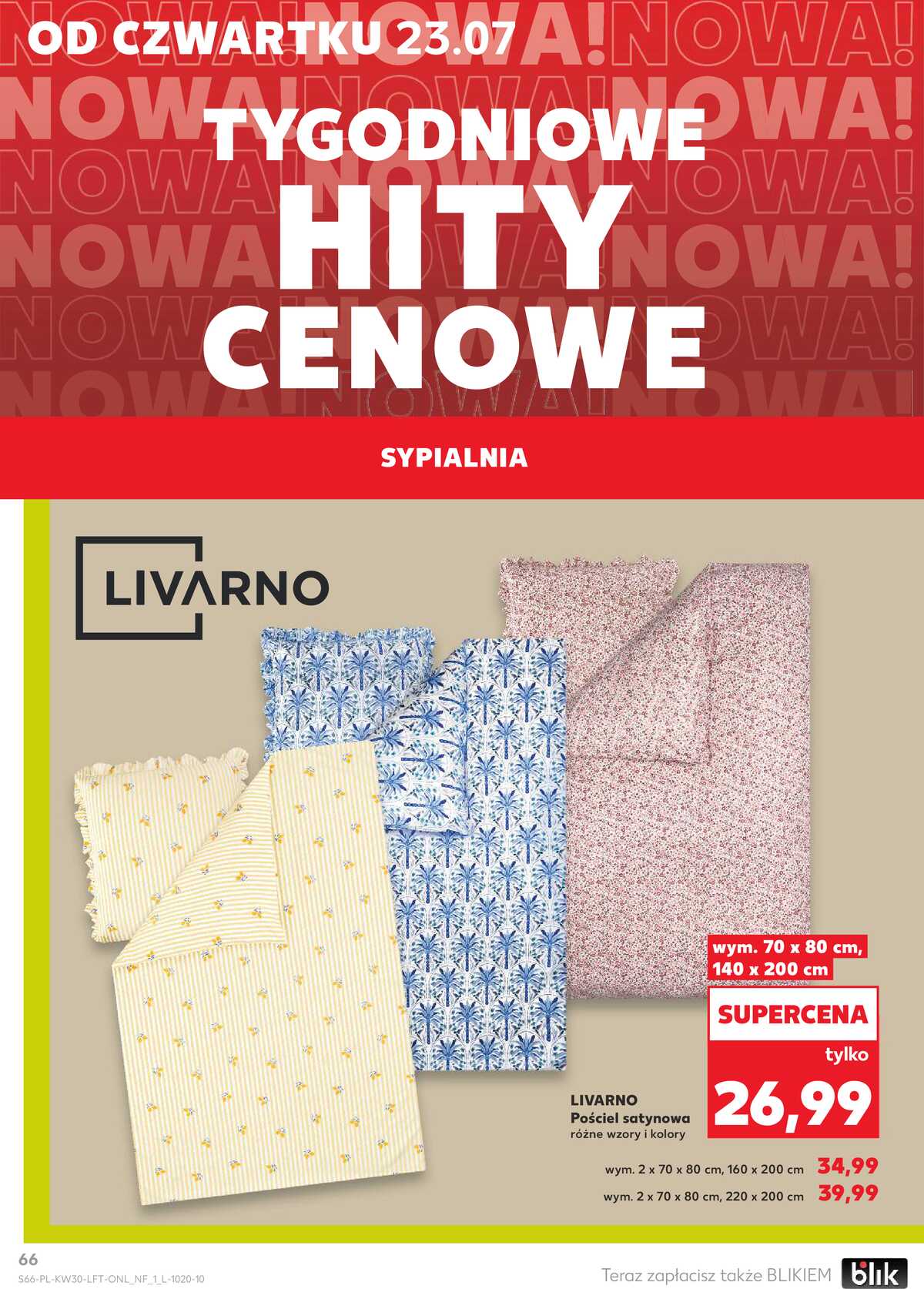 Leták Kaufland Polsko 23.7.-29.7.2026 - Týdenní zpravodaj strana 66