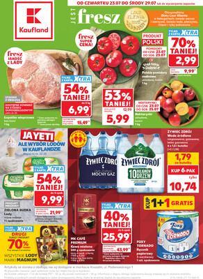 Leták Kaufland Polsko 23.7.-29.7.2026 - Týdenní zpravodaj