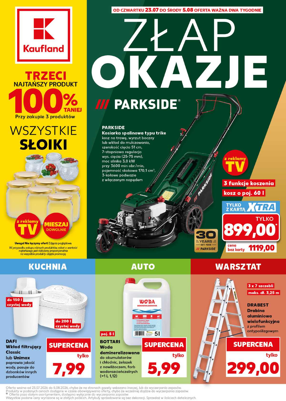 Leták Kaufland Polsko 23.7.-5.8.2026 strana 1