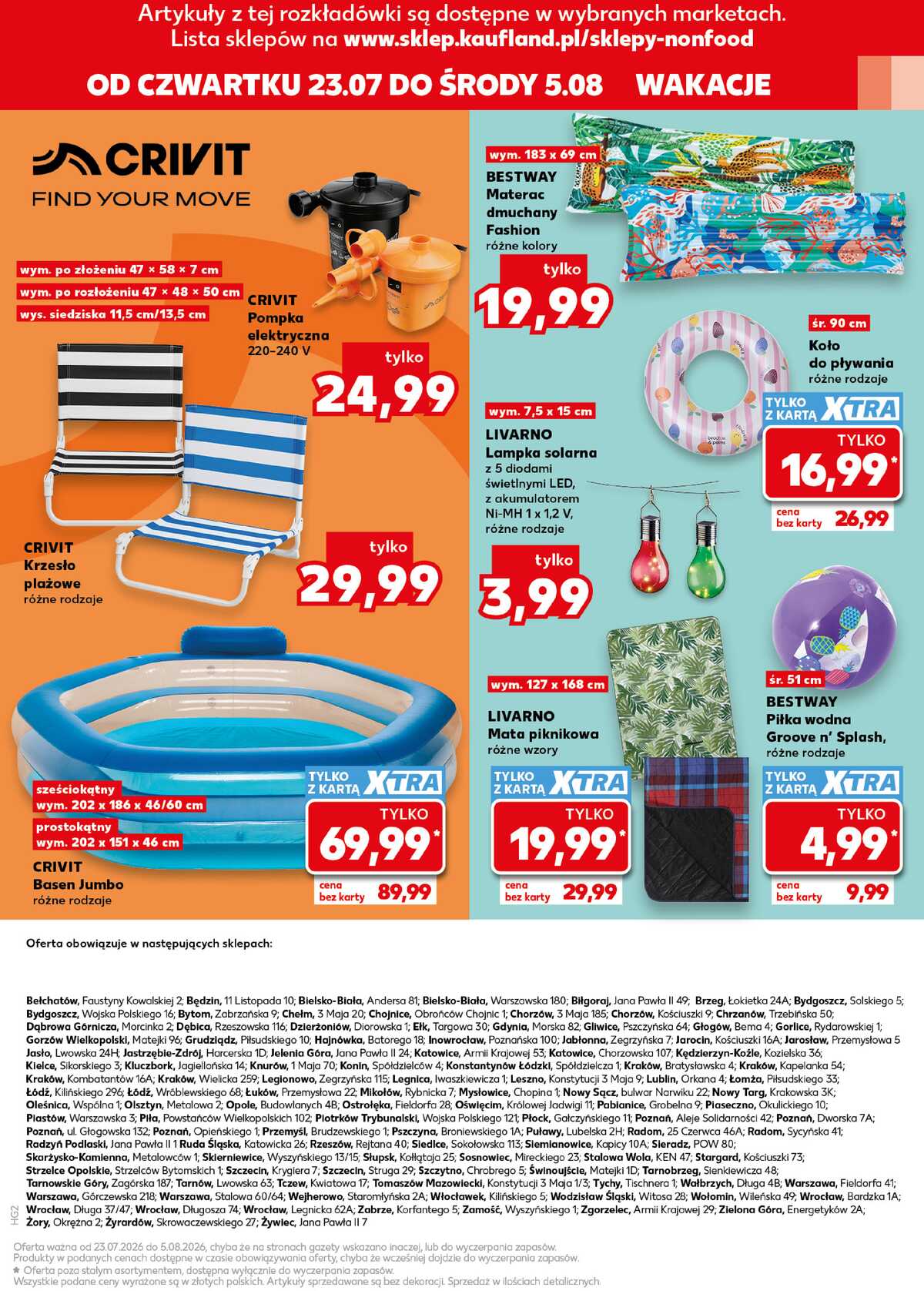 Leták Kaufland Polsko 23.7.-5.8.2026 strana 15