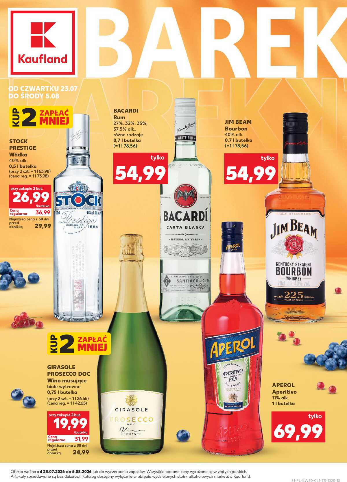 Leták Kaufland Polsko 23.7.-5.8.2026 - Bar v Kauflandu strana 1