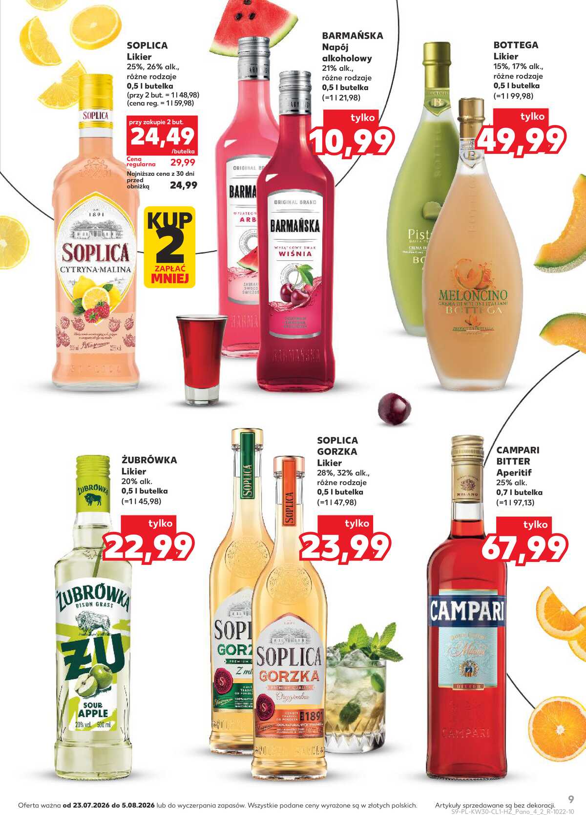 Leták Kaufland Polsko 23.7.-5.8.2026 - Bar v Kauflandu strana 9