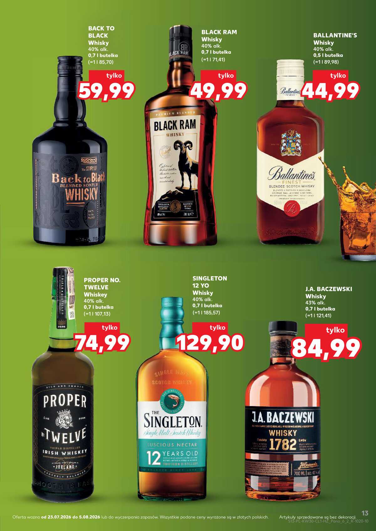 Leták Kaufland Polsko 23.7.-5.8.2026 - Bar v Kauflandu strana 13