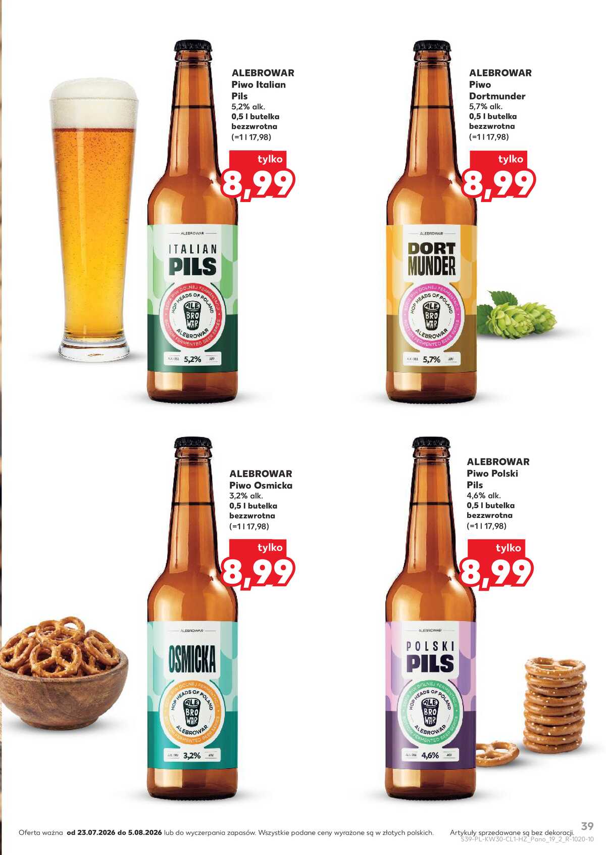 Leták Kaufland Polsko 23.7.-5.8.2026 - Bar v Kauflandu strana 39