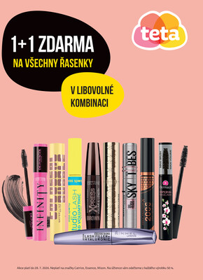 Teta drogerie Řasenky od 20.7. do 28.7.2026