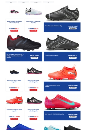 Intersport Kopačky a míče - 22. 7. 2026