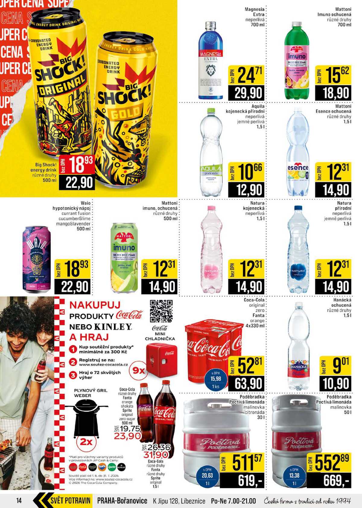 JIP Cash & Carry Brno, Praha, Ostrava, Jilemnice, Pardubice, Ostrava, Karlovy Vary, Olomouc a Zlín od 22.7. do 28.7.2026 strana 14