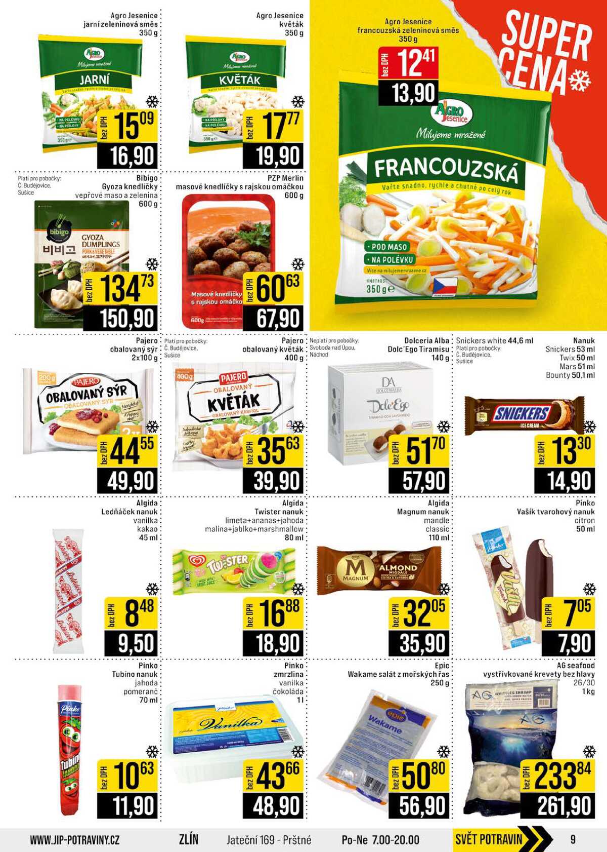JIP Cash & Carry České Budějovice, Most, Náchod, Polička, Sušice a Svoboda nad Úpou od 22.7. do 28.7.2026 strana 9
