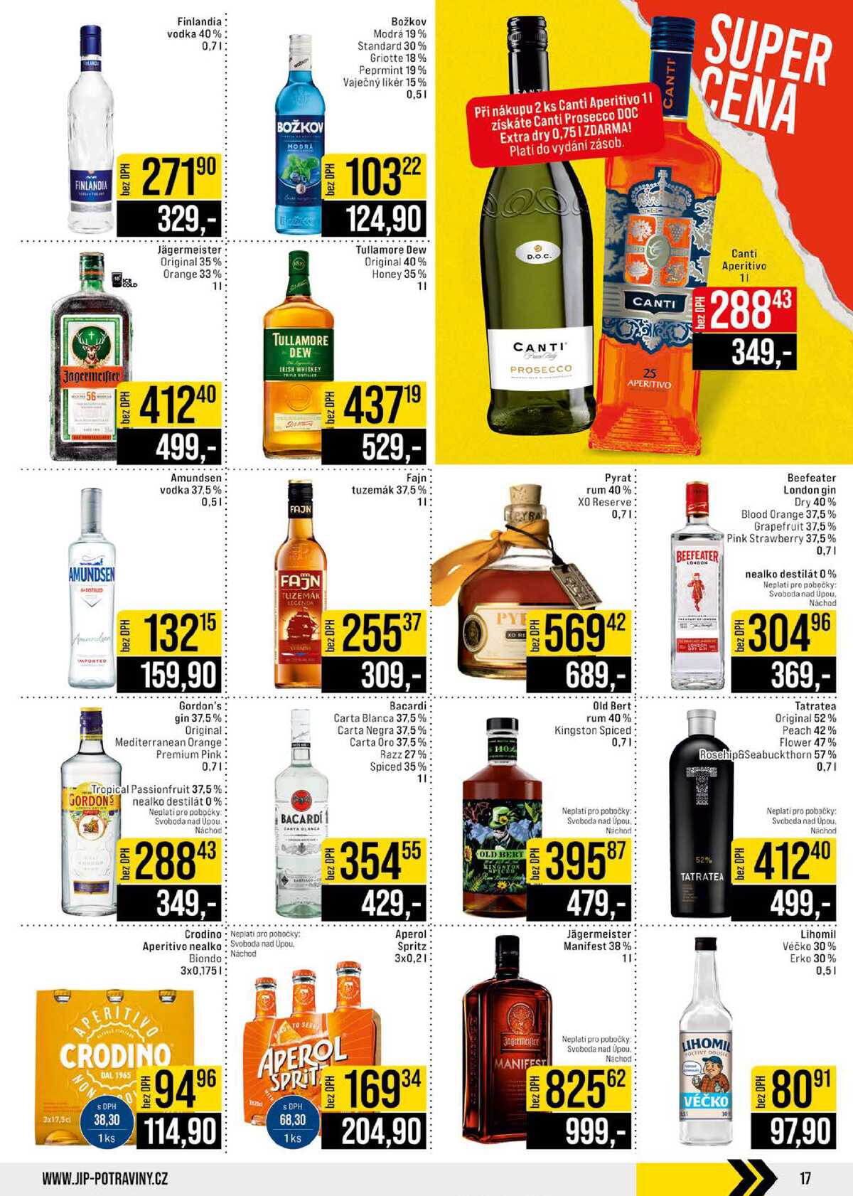 JIP Cash & Carry České Budějovice, Most, Náchod, Polička, Sušice a Svoboda nad Úpou od 22.7. do 28.7.2026 strana 17