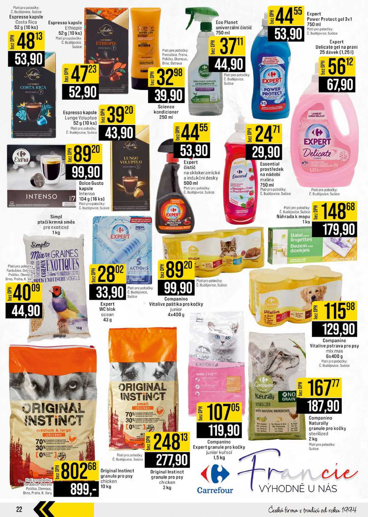 JIP Cash & Carry České Budějovice, Most, Náchod, Polička, Sušice a Svoboda nad Úpou od 22.7. do 28.7.2026 strana 22