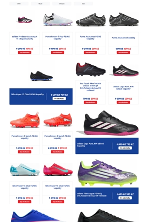 Intersport Kopačky a míče - 23. 7. 2026