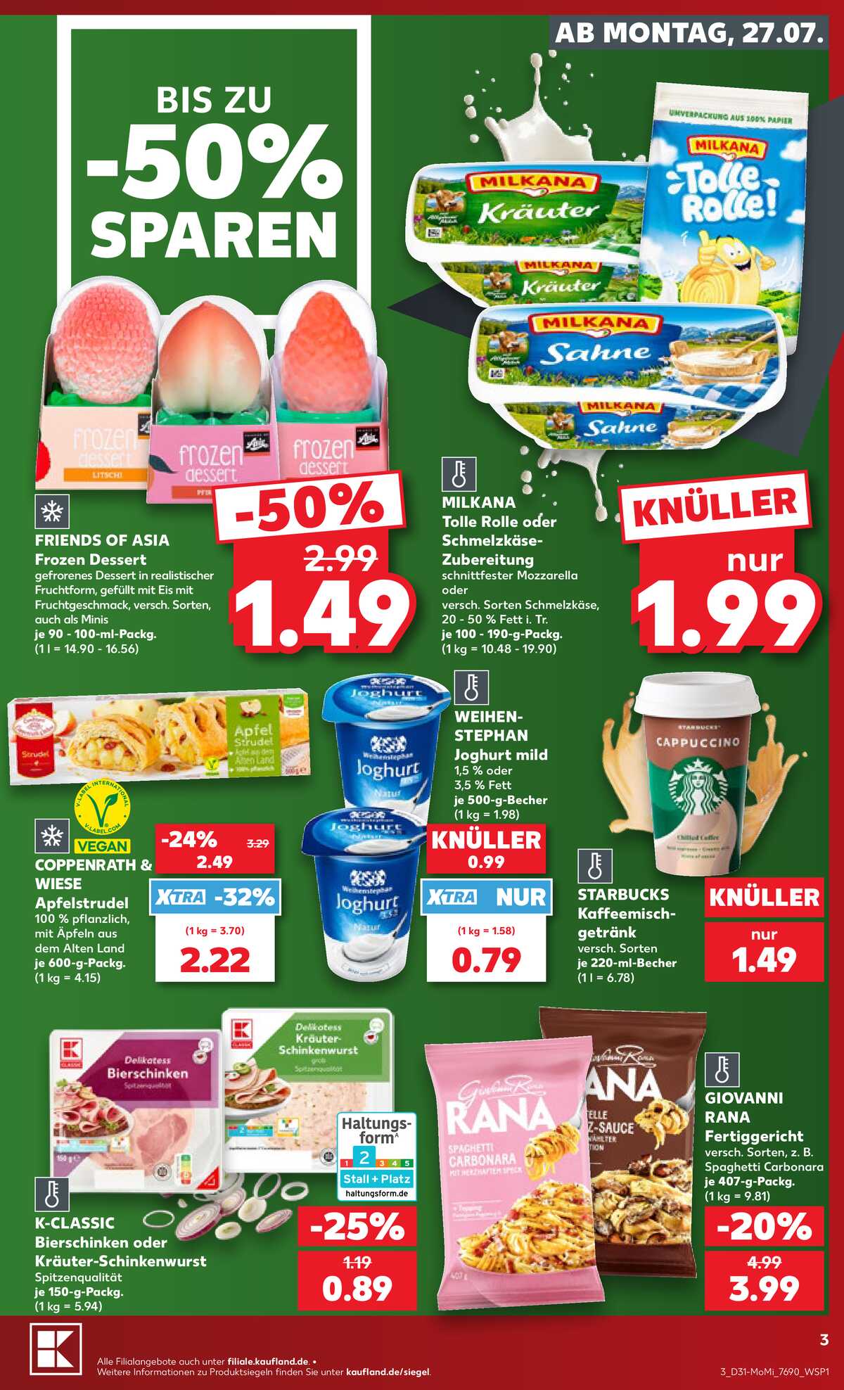 Leták Kaufland Německo 27.7.-29.7.2026 strana 3
