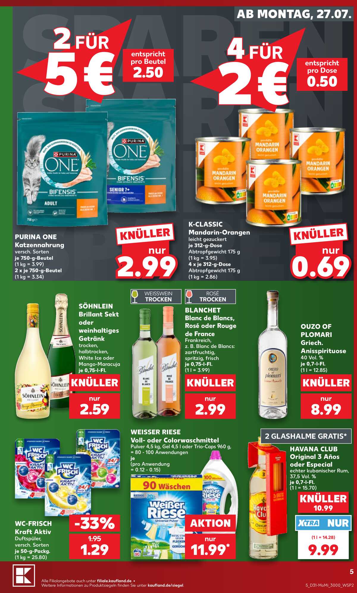 Leták Kaufland Německo 27.7.-29.7.2026 strana 5