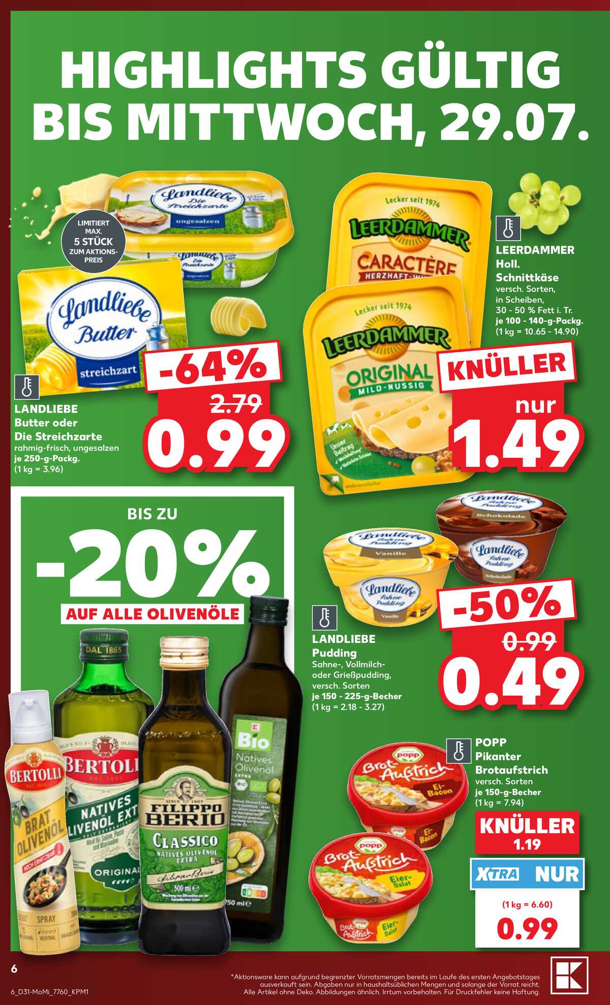 Leták Kaufland Německo 27.7.-29.7.2026 strana 6