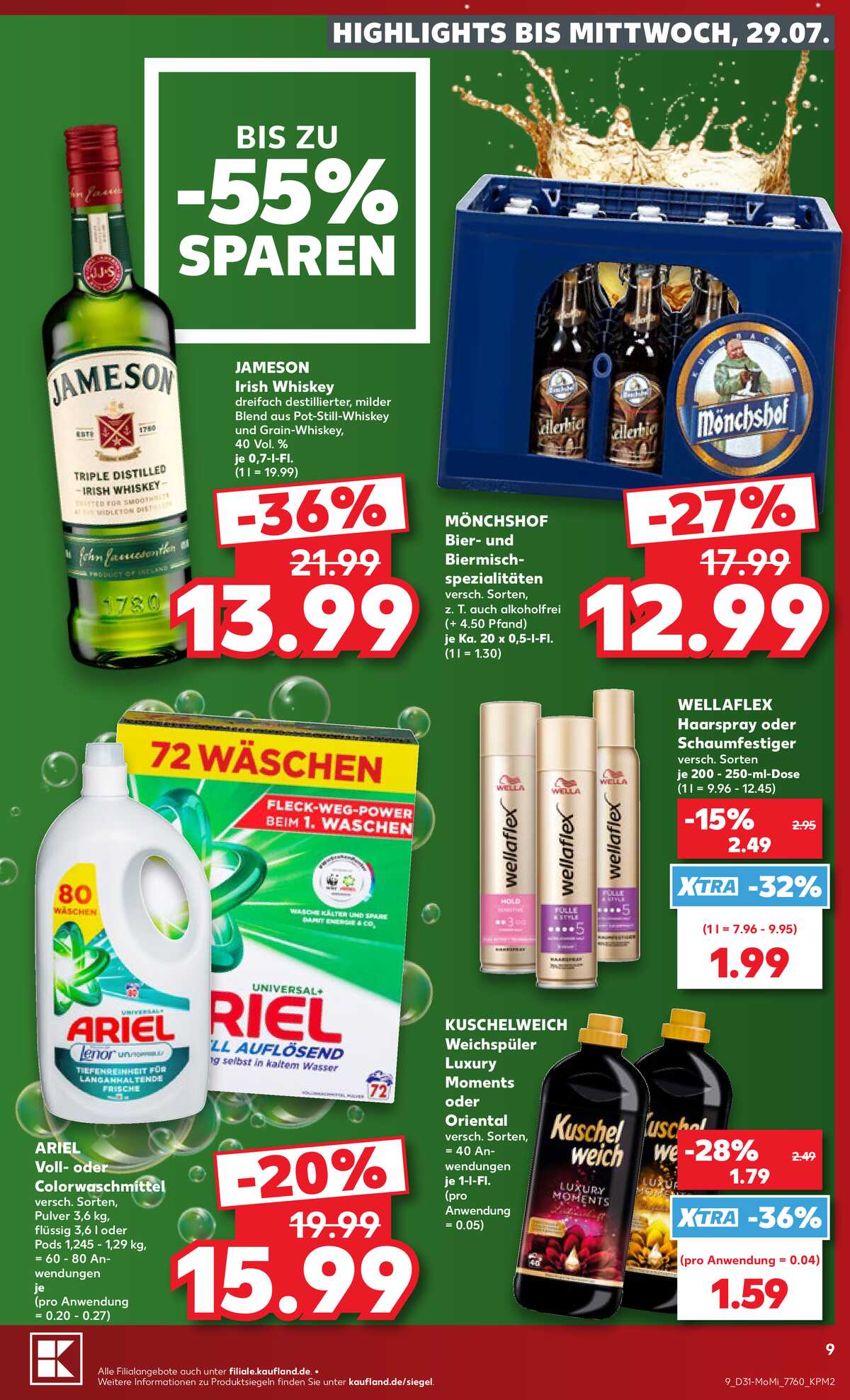 Leták Kaufland Německo 27.7.-29.7.2026 strana 9