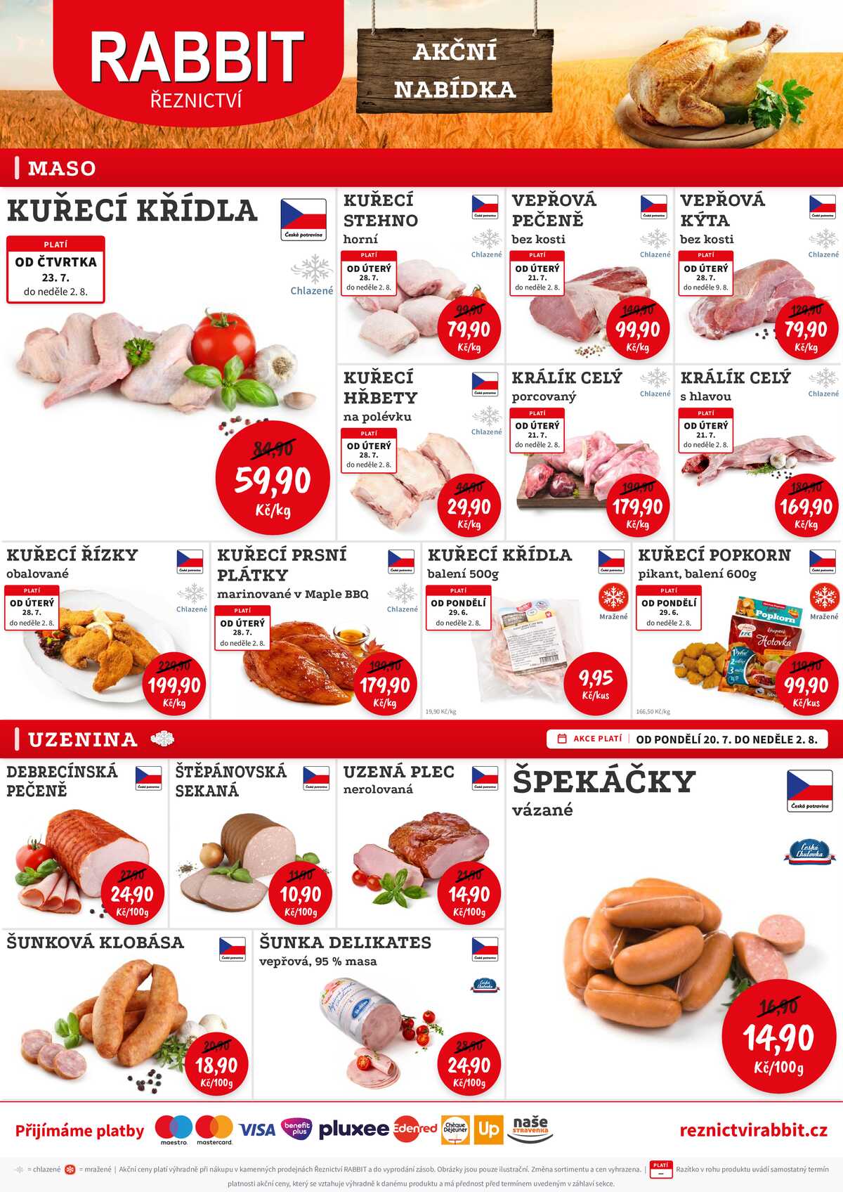 RABBIT řeznictví od 27.7. do 2.8.2026 strana 1
