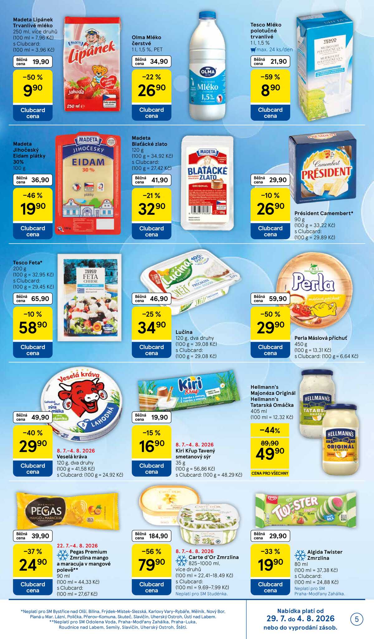 Tesco supermarkety od 29.7. do 4.8.2026 strana 5
