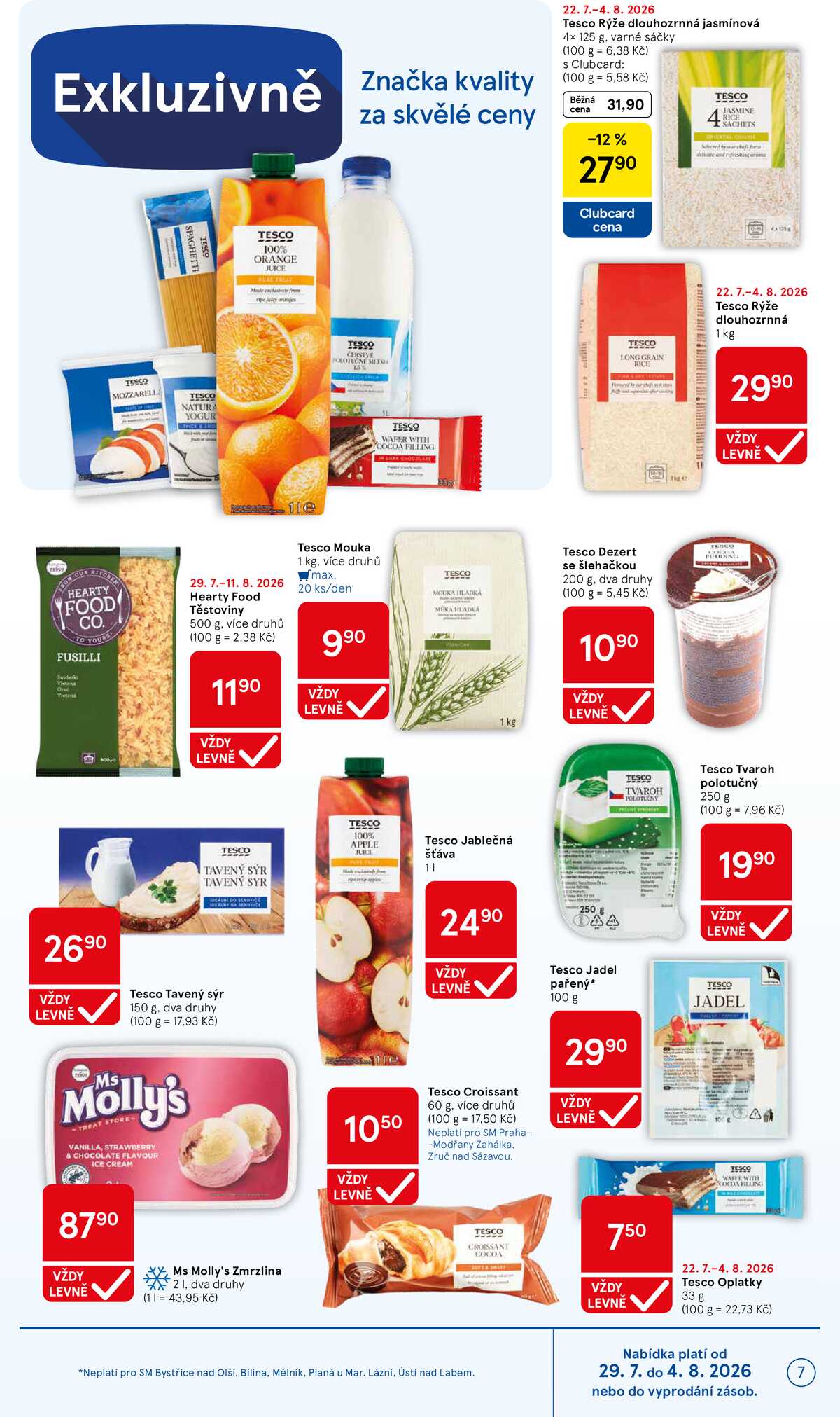 Tesco supermarkety od 29.7. do 4.8.2026 strana 7