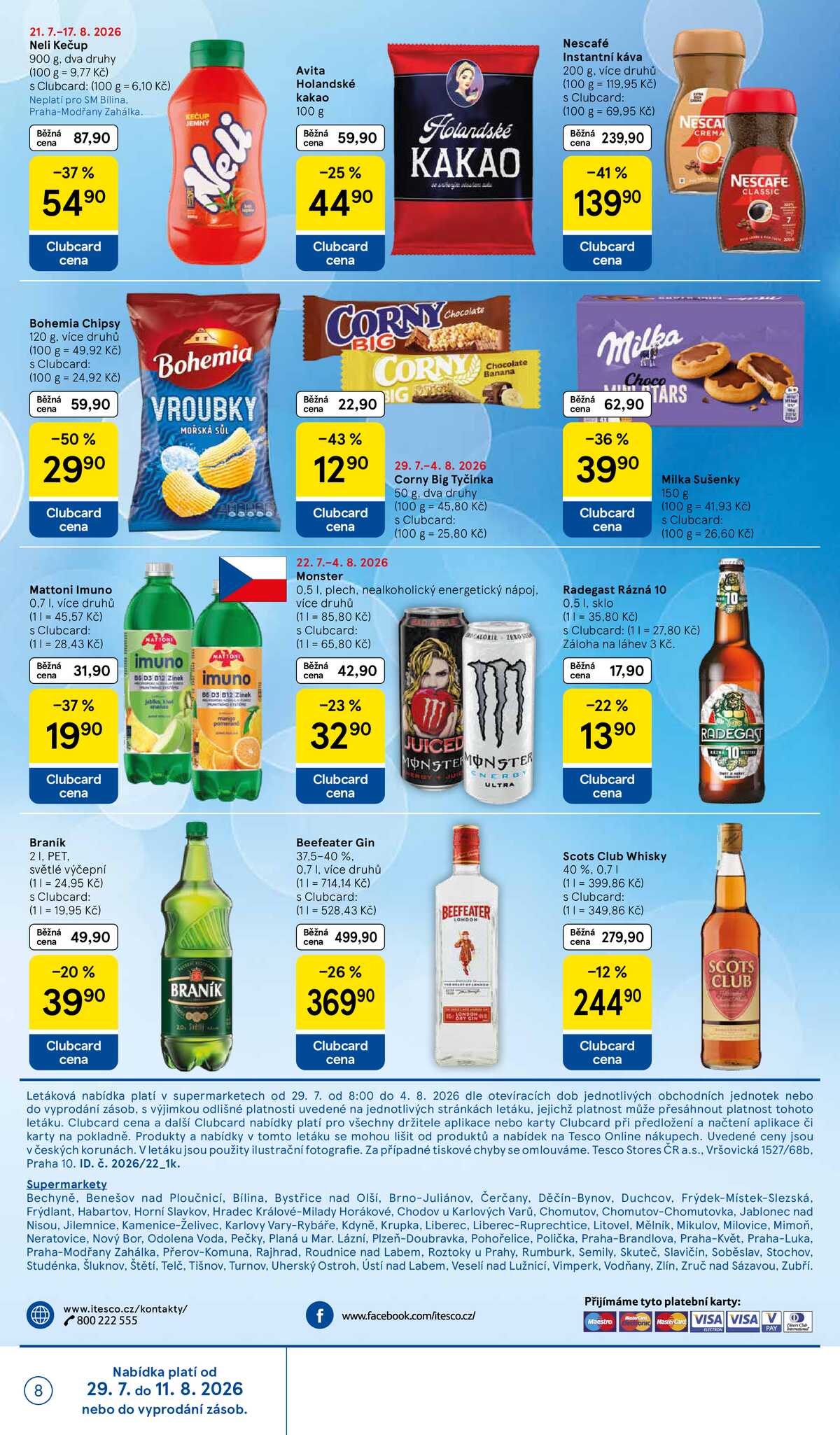 Tesco supermarkety od 29.7. do 4.8.2026 strana 8