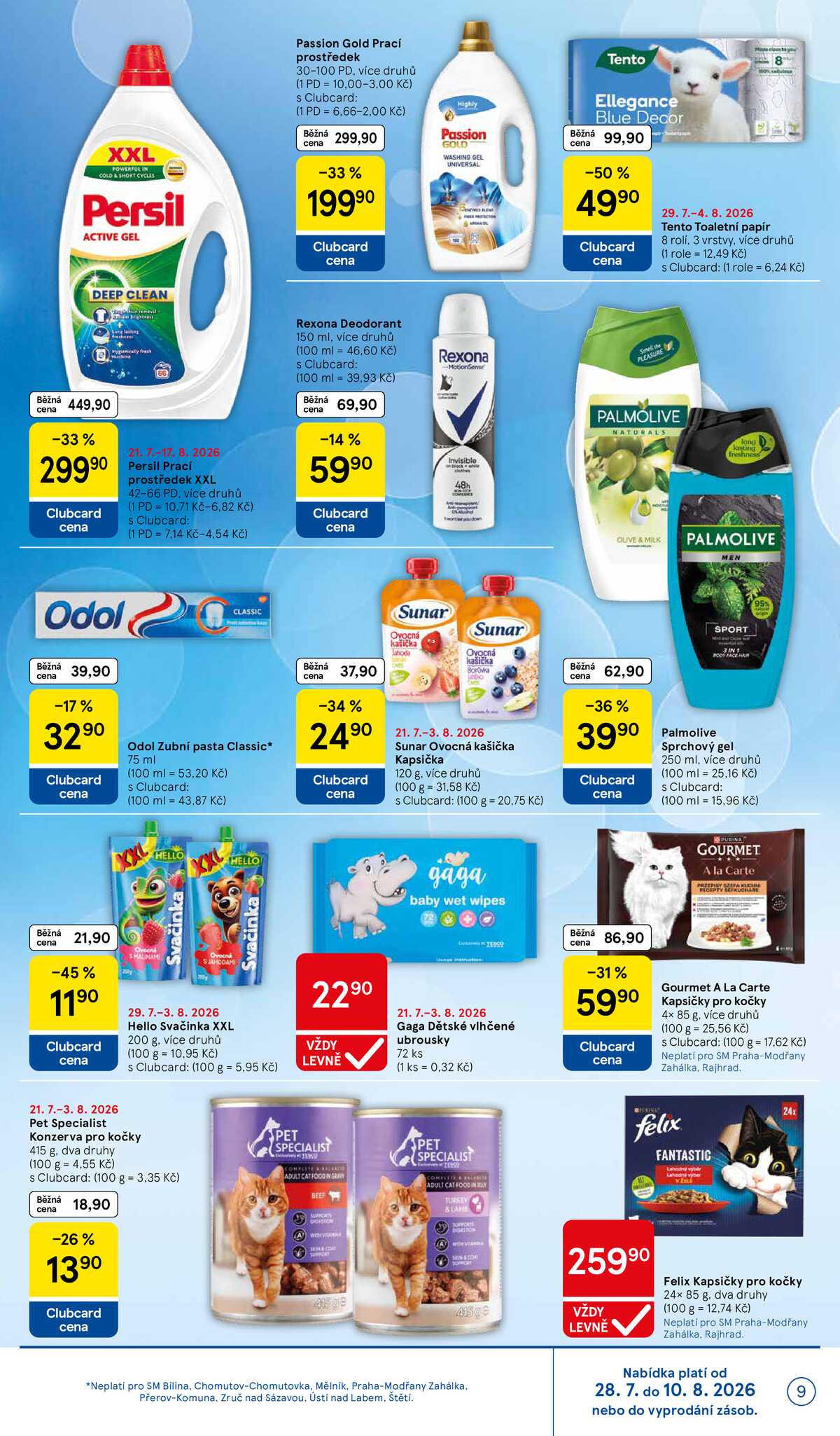 Tesco supermarkety od 29.7. do 4.8.2026 strana 9