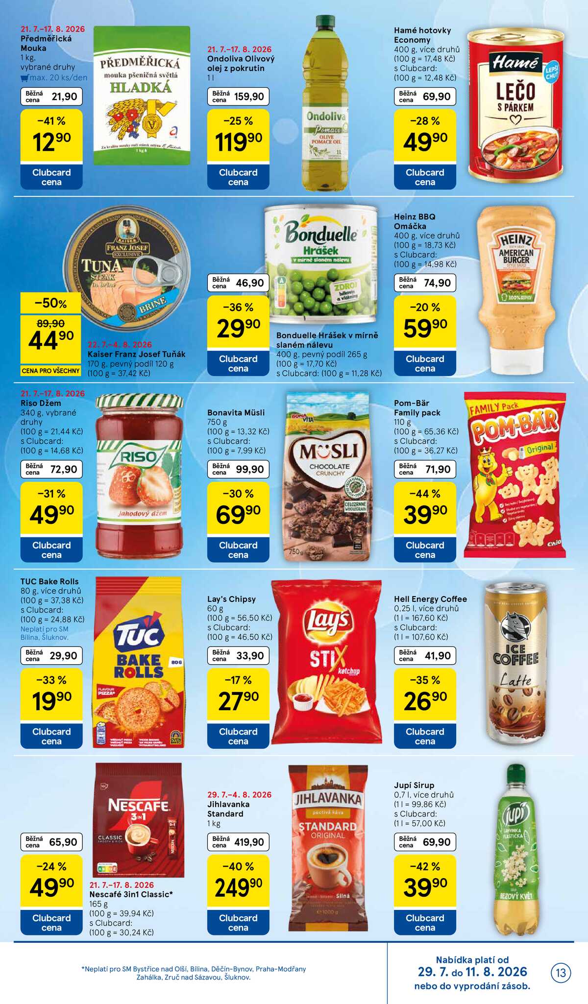 Tesco supermarkety od 29.7. do 4.8.2026 strana 13