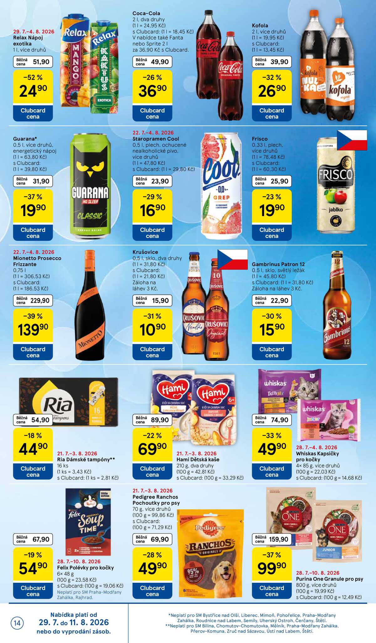 Tesco supermarkety od 29.7. do 4.8.2026 strana 14