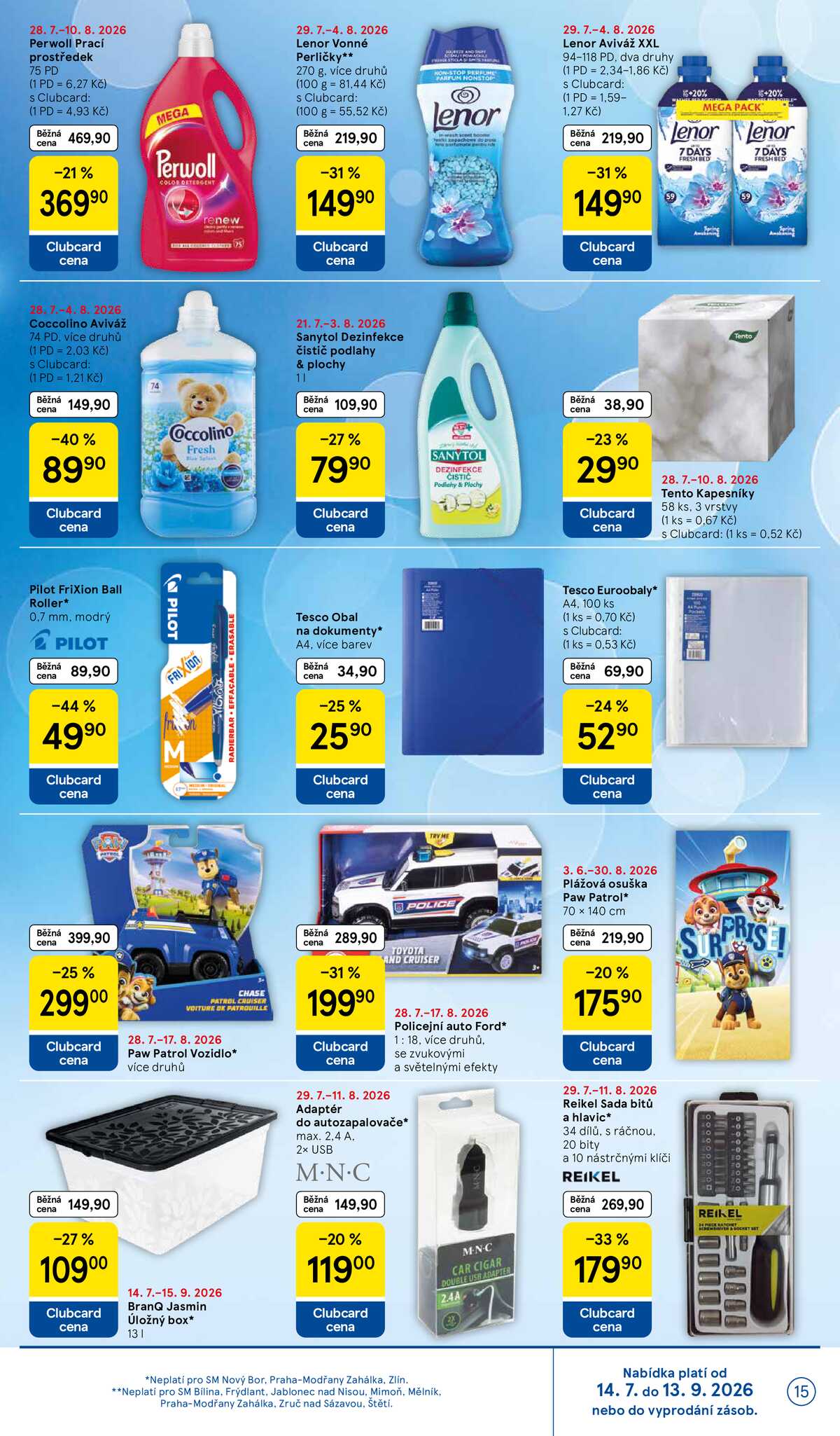Tesco supermarkety od 29.7. do 4.8.2026 strana 15
