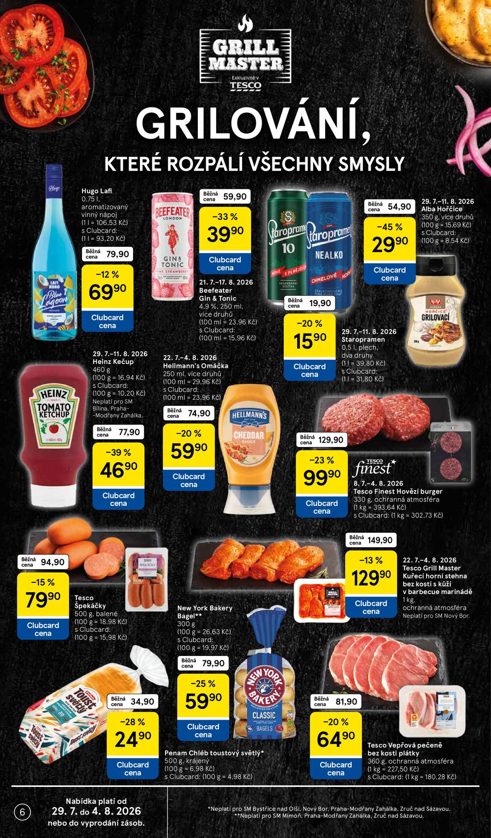Leták Tesco - Tesco supermarkety od 29.7. do 4.8.2026 - strana 6