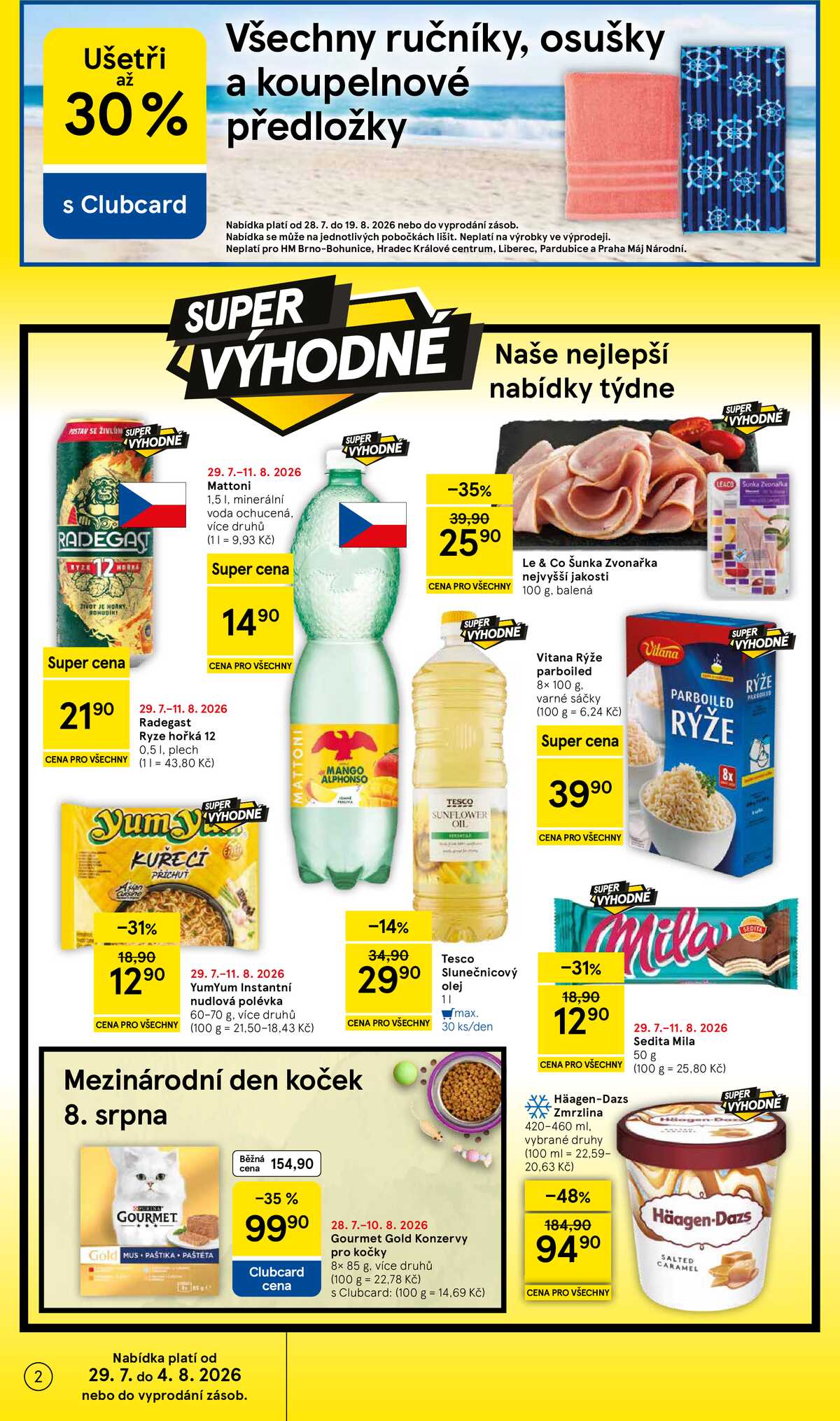 Tesco hypermarkety od 29.7. do 4.8.2026 strana 2