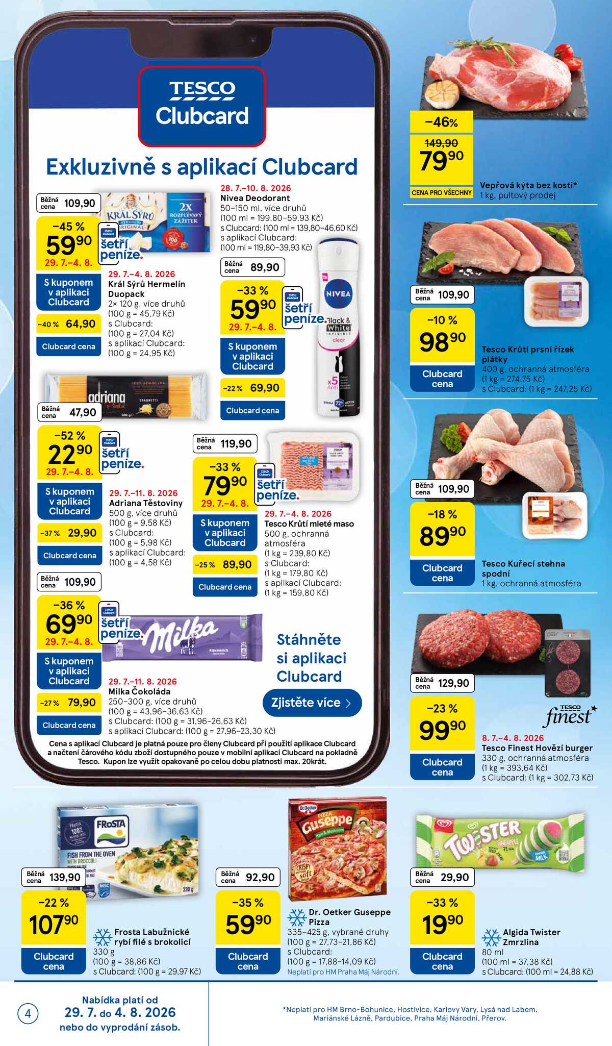 Tesco hypermarkety od 29.7. do 4.8.2026 strana 4