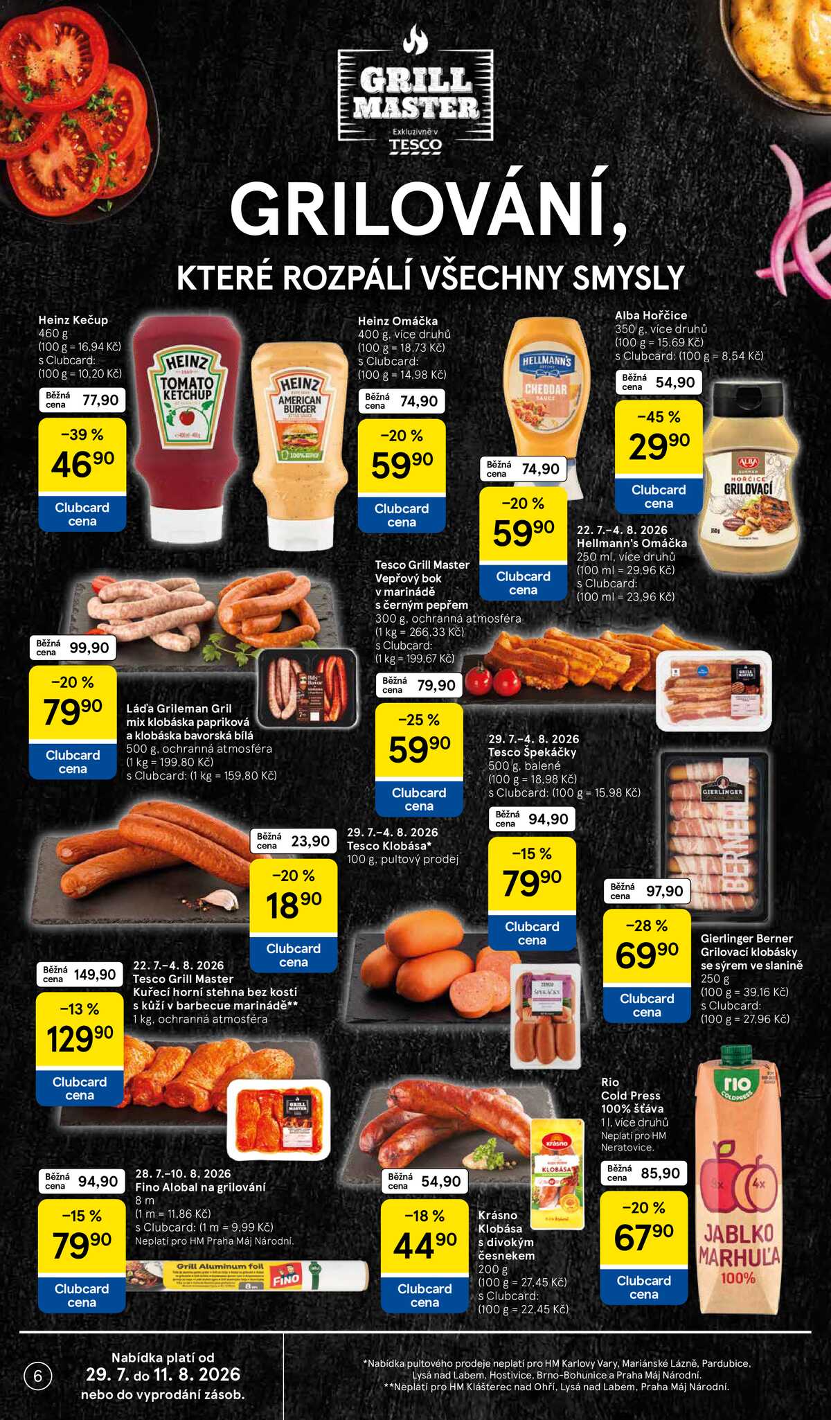 Tesco hypermarkety od 29.7. do 4.8.2026 strana 6