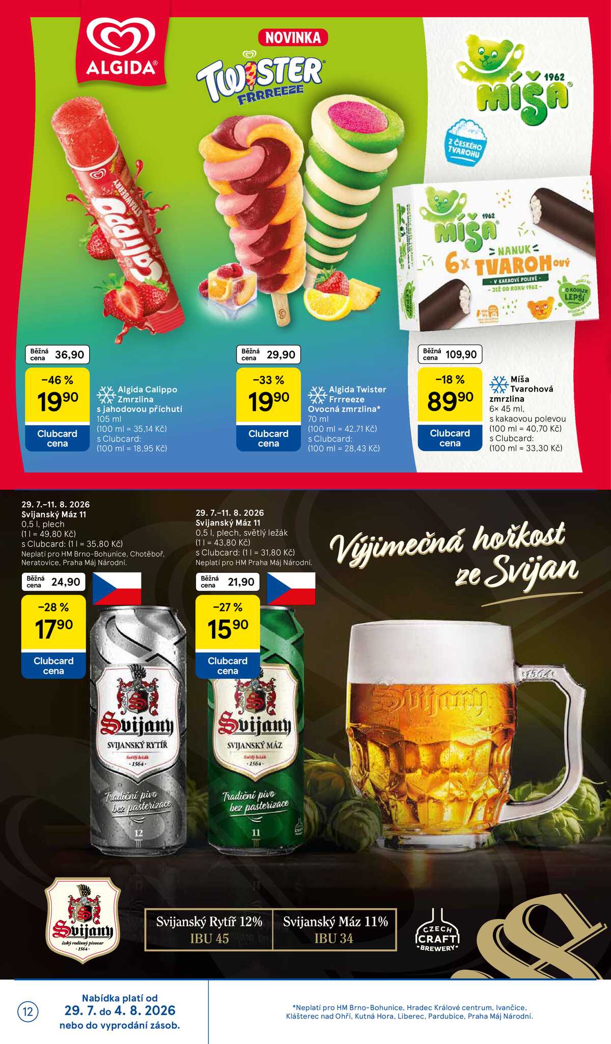 Tesco hypermarkety od 29.7. do 4.8.2026 strana 12