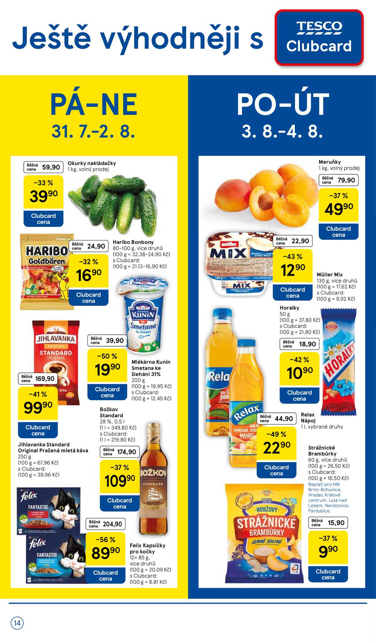 Tesco hypermarkety od 29.7. do 4.8.2026 strana 14
