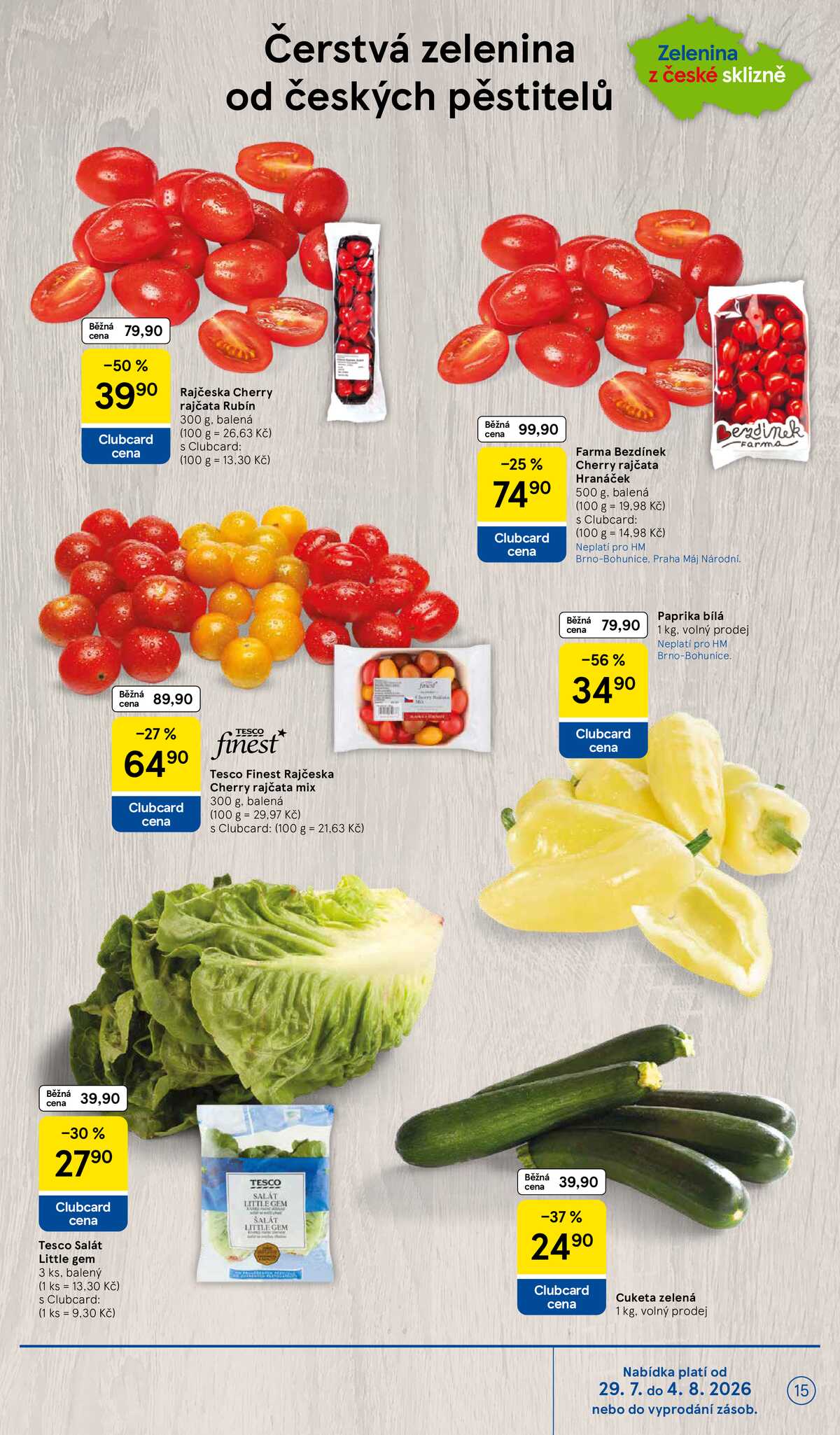 Tesco hypermarkety od 29.7. do 4.8.2026 strana 15