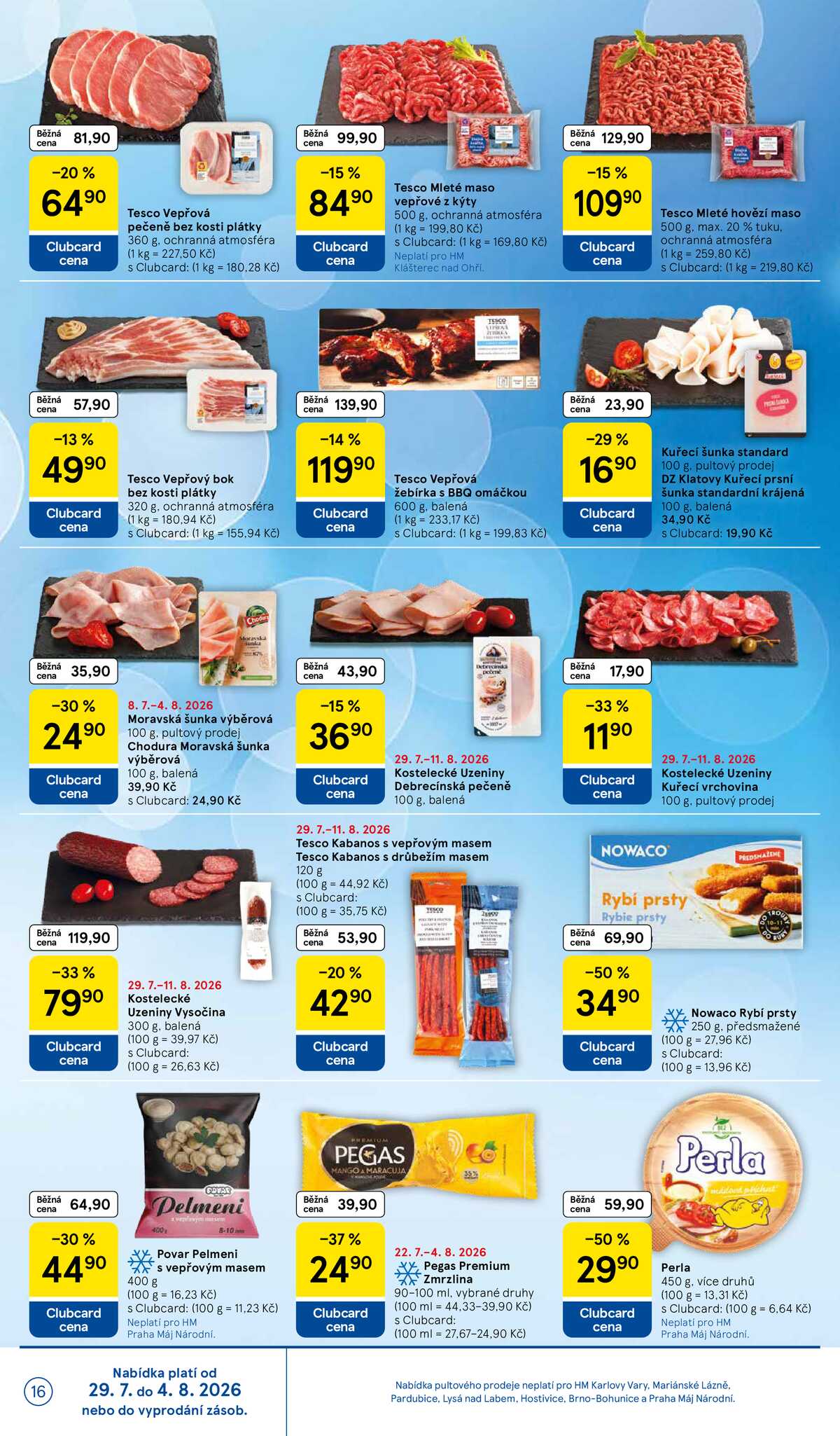 Tesco hypermarkety od 29.7. do 4.8.2026 strana 16