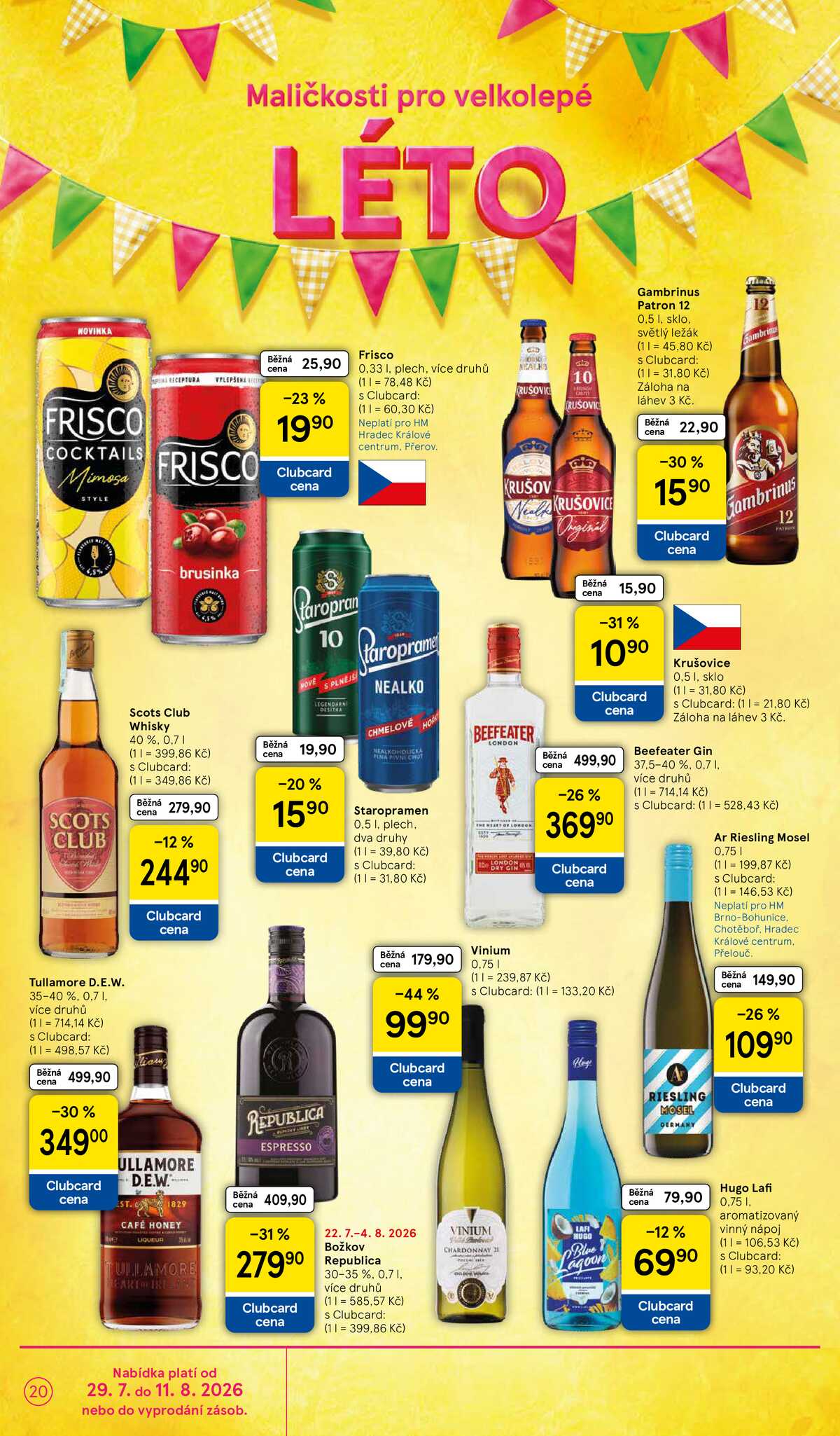 Tesco hypermarkety od 29.7. do 4.8.2026 strana 20