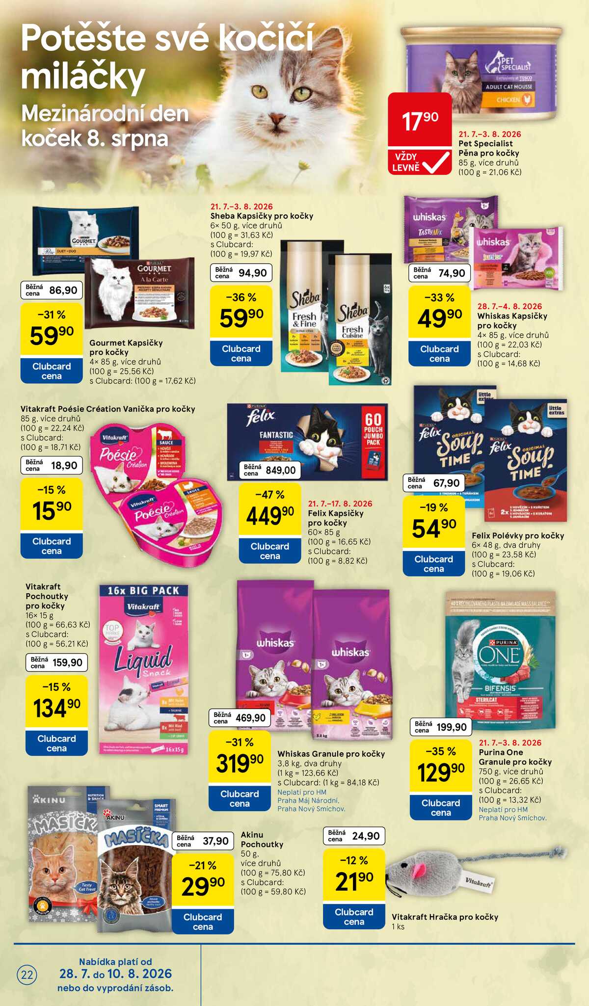 Tesco hypermarkety od 29.7. do 4.8.2026 strana 22