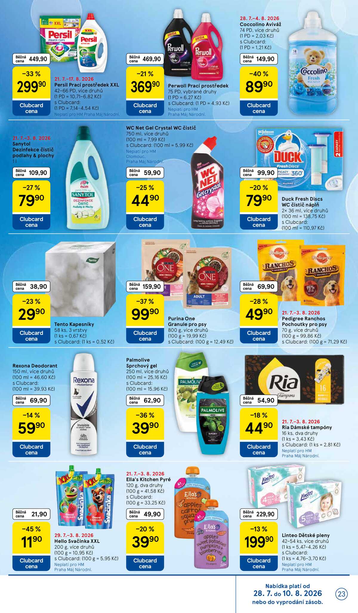 Tesco hypermarkety od 29.7. do 4.8.2026 strana 23