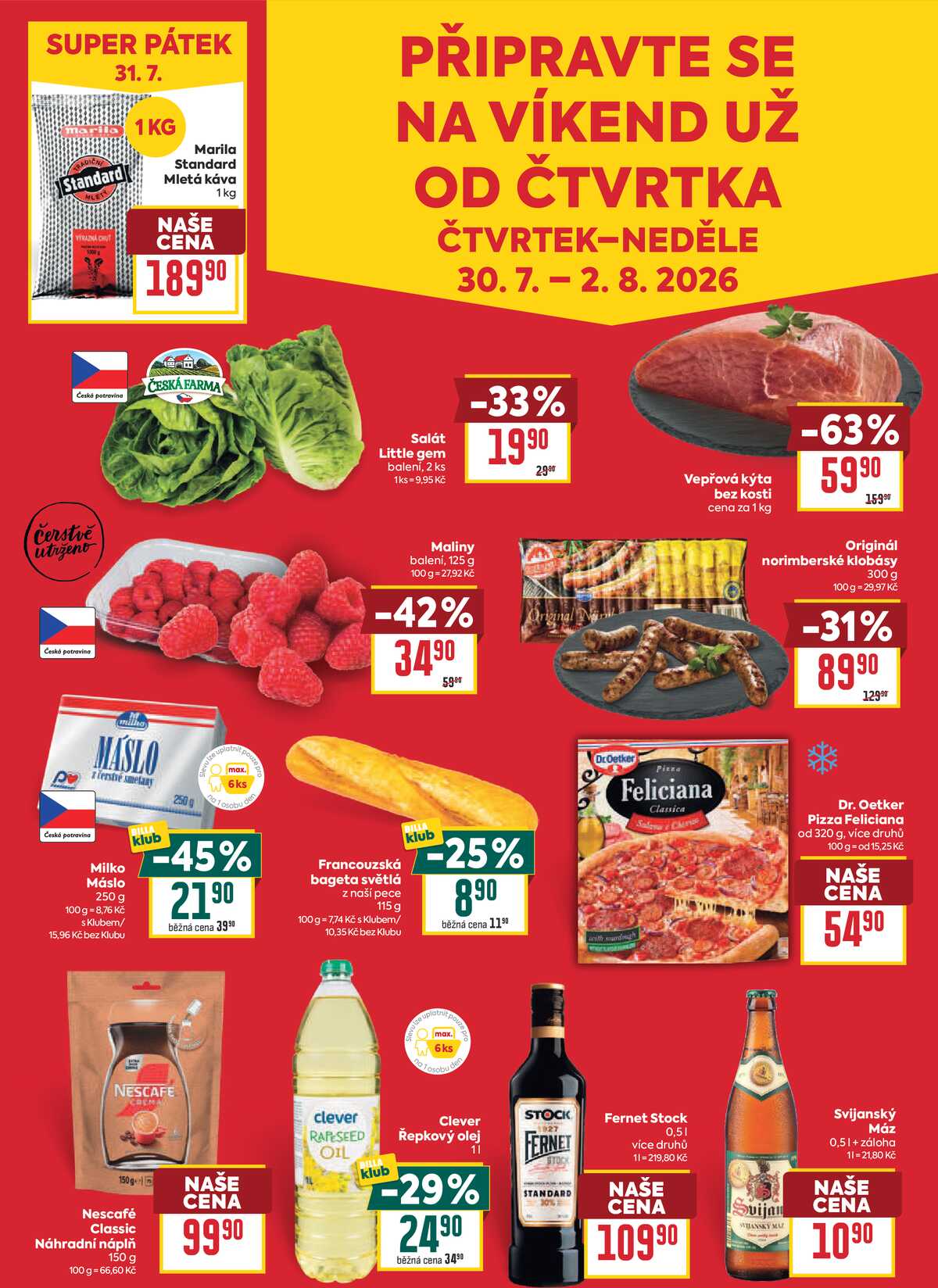 BILLA malý leták od 29.7. do 4.8.2026 strana 7