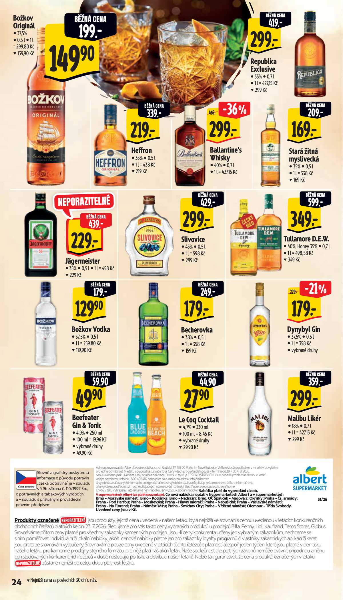 Albert Supermarket od 29.7. do 4.8.2026 strana 28