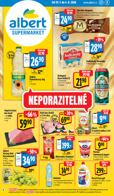 Albert Supermarket od 29.7. do 4.8.2026
