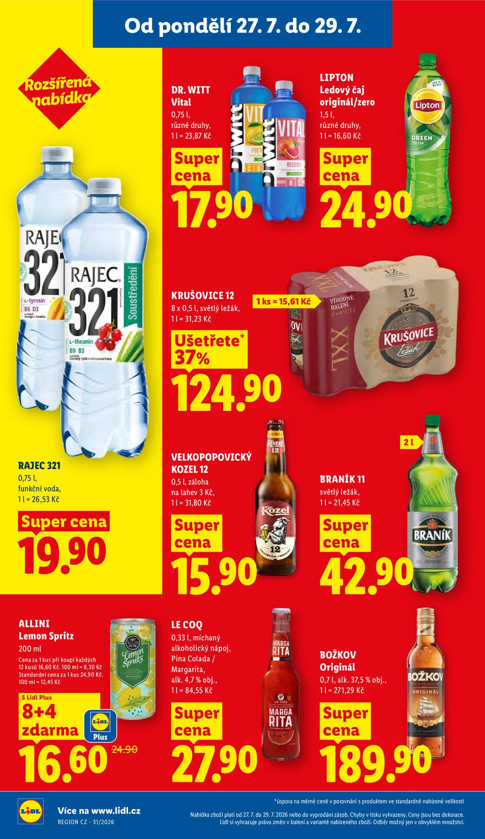 Lidl od 27.7. do 29.7.2026