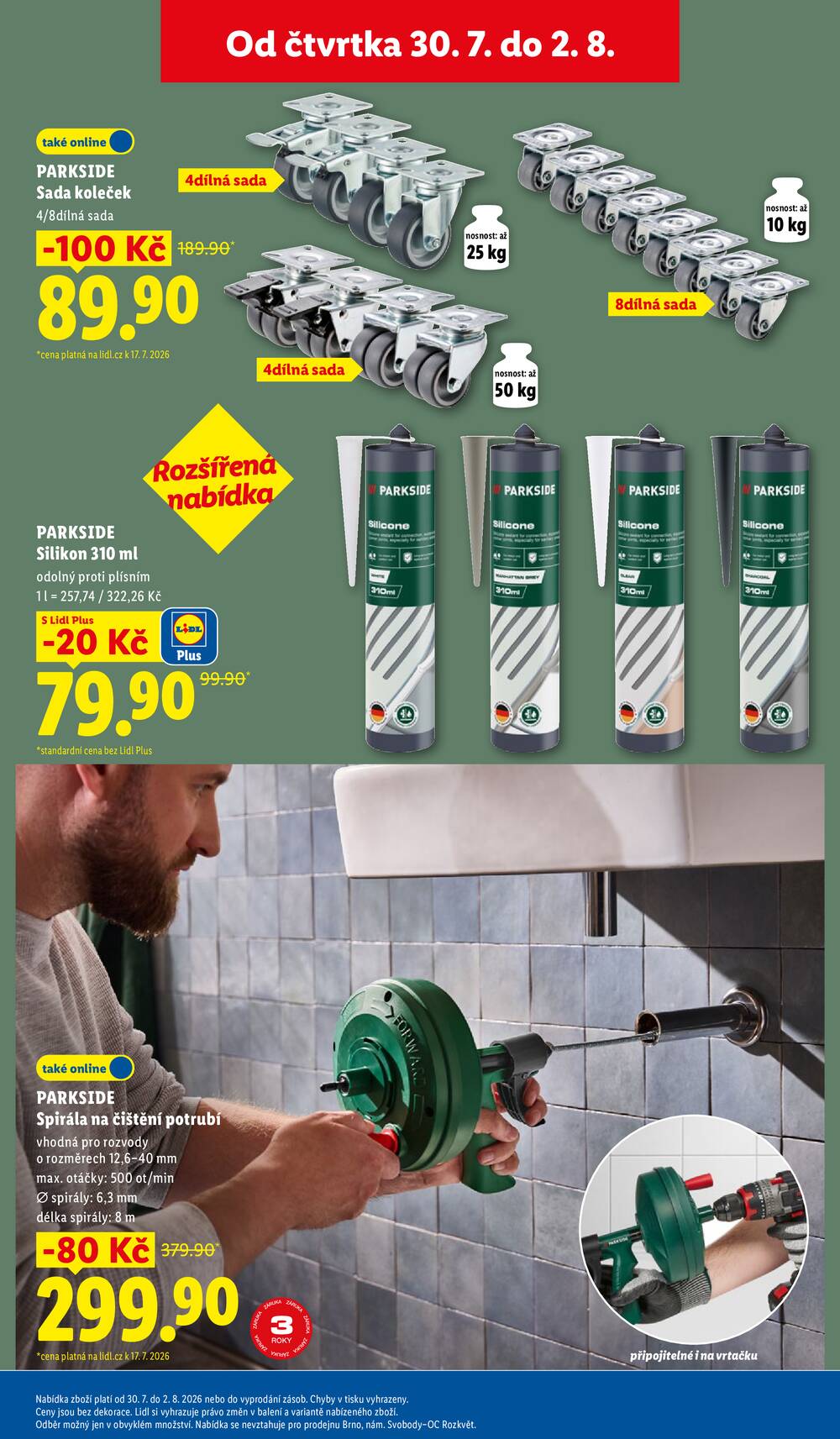 Lidl Čtvrtek od 30.7. do 2.8.2026
