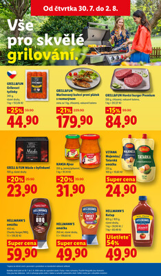 Lidl Čtvrtek od 30.7. do 2.8.2026